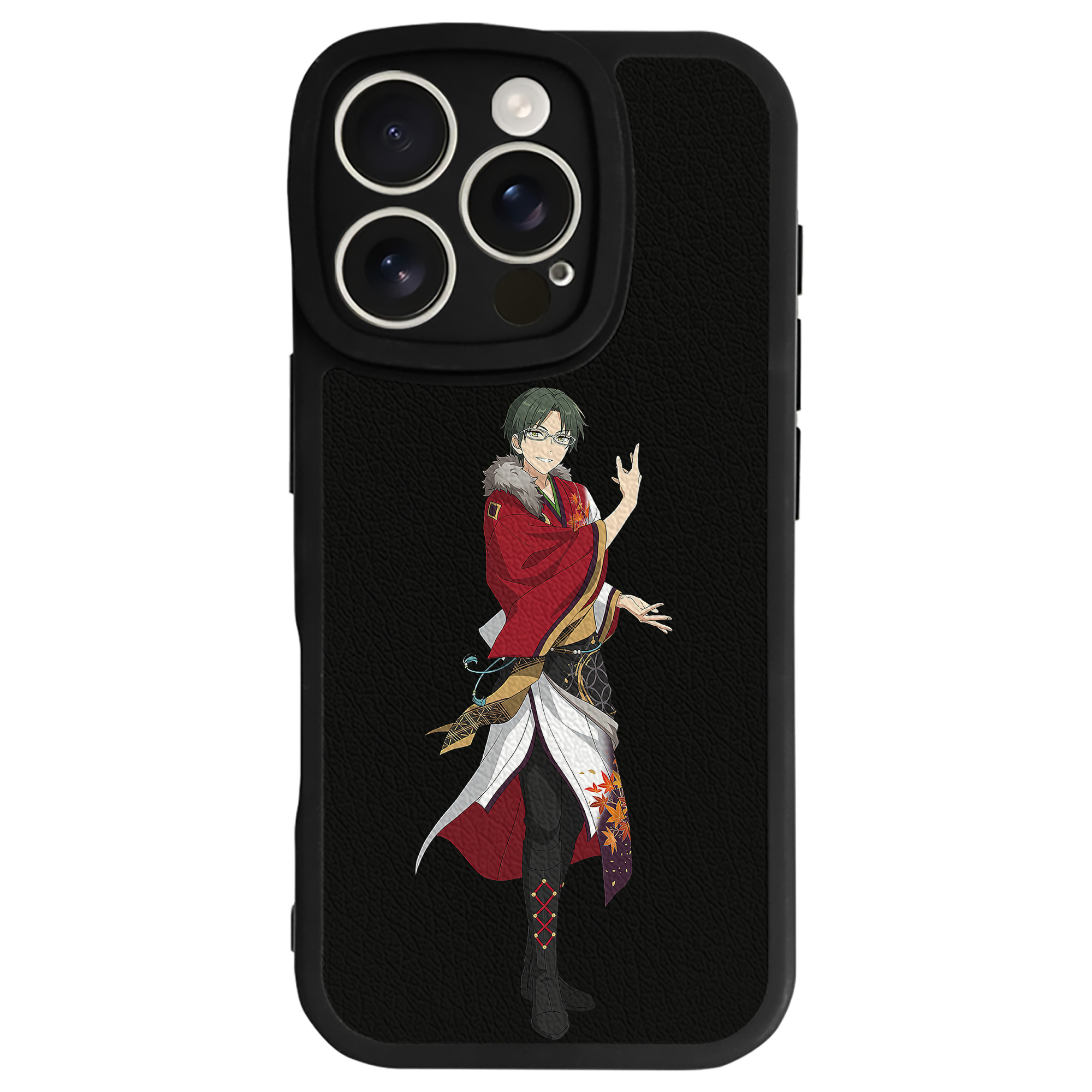 （画像用） あんさんぶるスターズ! Ensemble Stars 【iPhone 16シリーズ対応】シリコンスマホケース（レザー調） 材質：シリコン